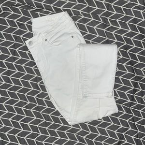 White leggings jeans